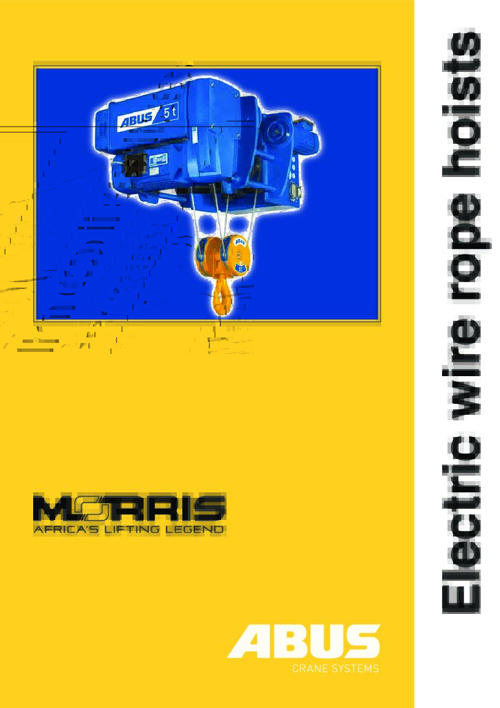 ABUS Wire Rope Hoist | Morris Material Handling SA