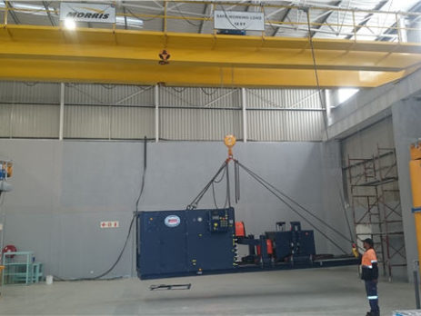 Morris / ABUS Cranes installed at Sandvik’s central African facility
