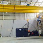 Installing Morris / ABUS Cranes at Sandvik’s central African facility